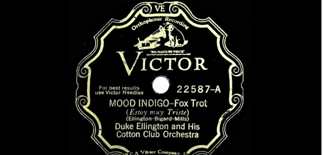 Mood Indigo Victor label